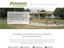 Tablet Screenshot of groundcoverlandscaping.co.nz